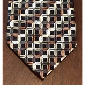 Peacock Green Brown Hand Made 100% Silk Men’s Neck Tie Made In China